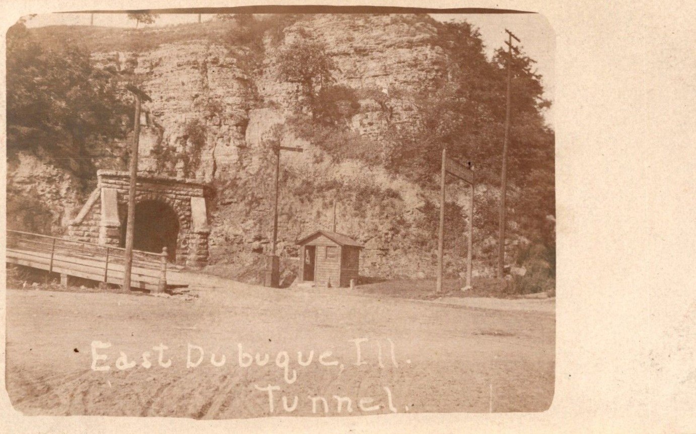 Historic photo of tunnel